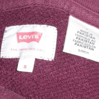 Mens UK Size S Levi's Brown Pullover Hoodie