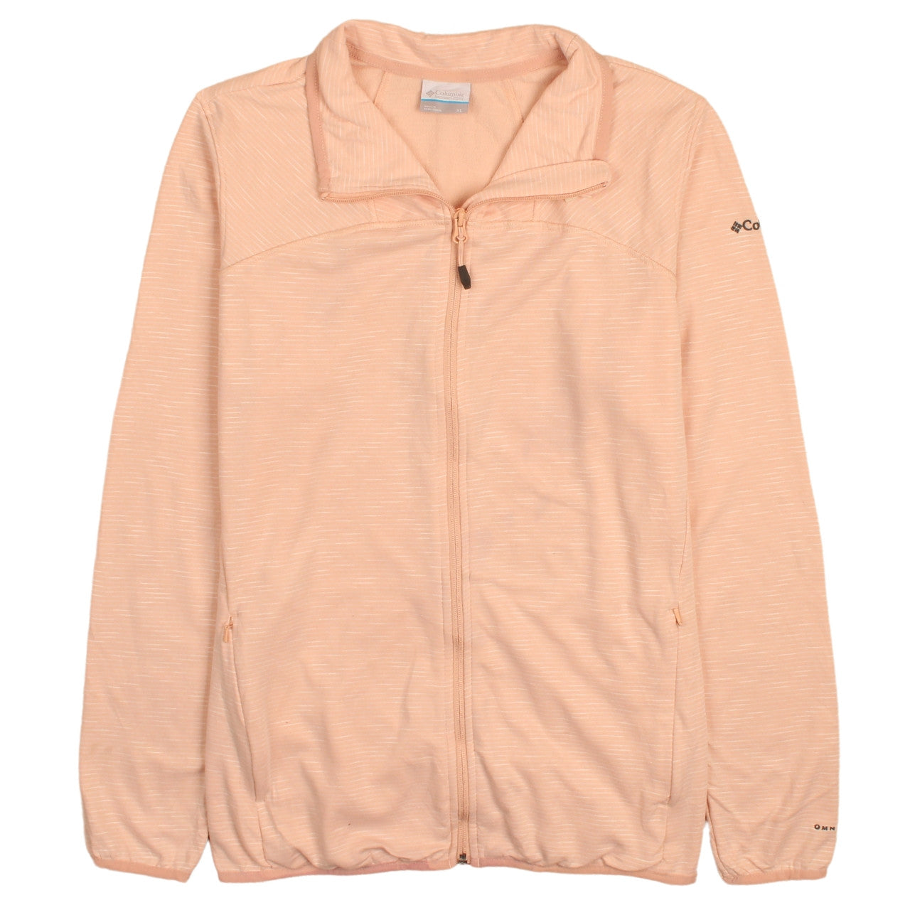 Womens UK Size XL Columbia Pink Full Zip Sweatshirt