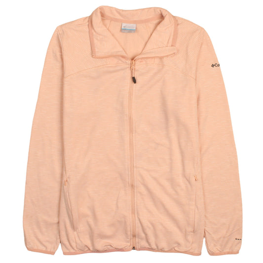 Womens UK Size XL Columbia Pink Full Zip Sweatshirt