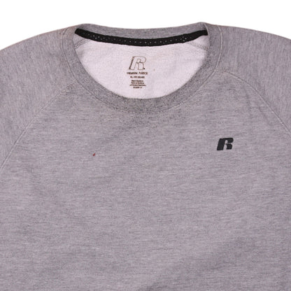 Mens UK Size XL Russell Grey Pullover Sweatshirt