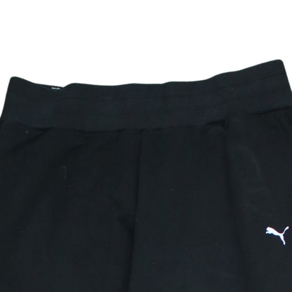 Puma Women Black Jogger Sweatpants Size 12 Cotton Blend