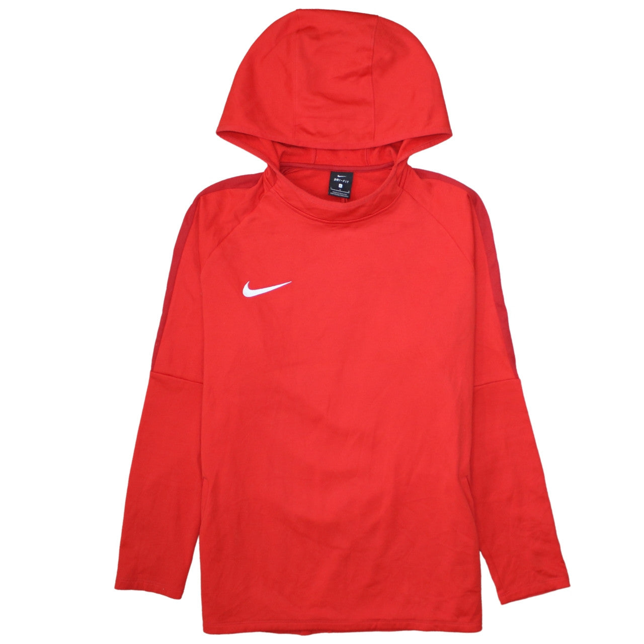 Mens UK Size L Nike Red Pullover Hoodie