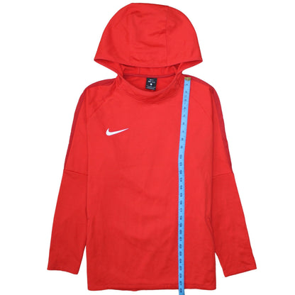 Mens UK Size L Nike Red Pullover Hoodie