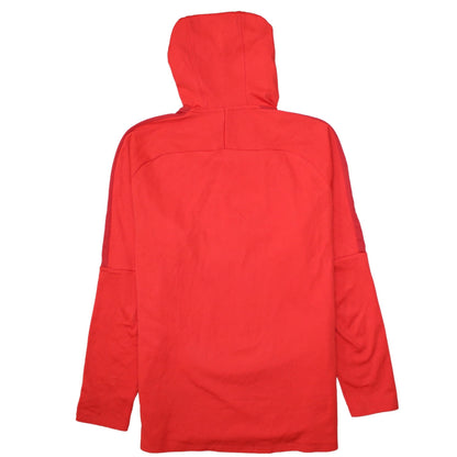 Mens UK Size L Nike Red Pullover Hoodie