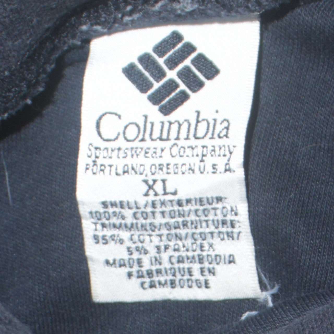 Mens UK Size XL Columbia Black  T-Shirt