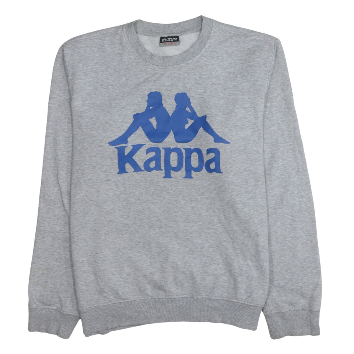 Mens UK Size 2XL Kappa Grey Pullover Sweatshirt