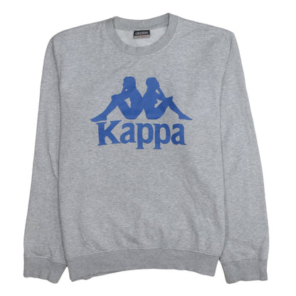 Mens UK Size 2XL Kappa Grey Pullover Sweatshirt
