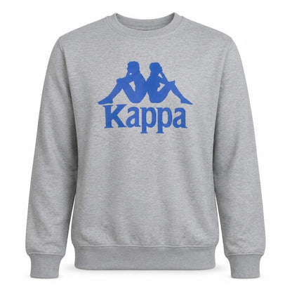 Mens UK Size 2XL Kappa Grey Pullover Sweatshirt