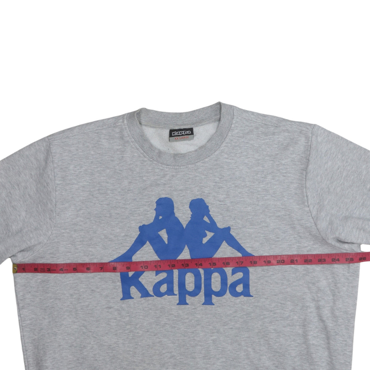 Mens UK Size 2XL Kappa Grey Pullover Sweatshirt