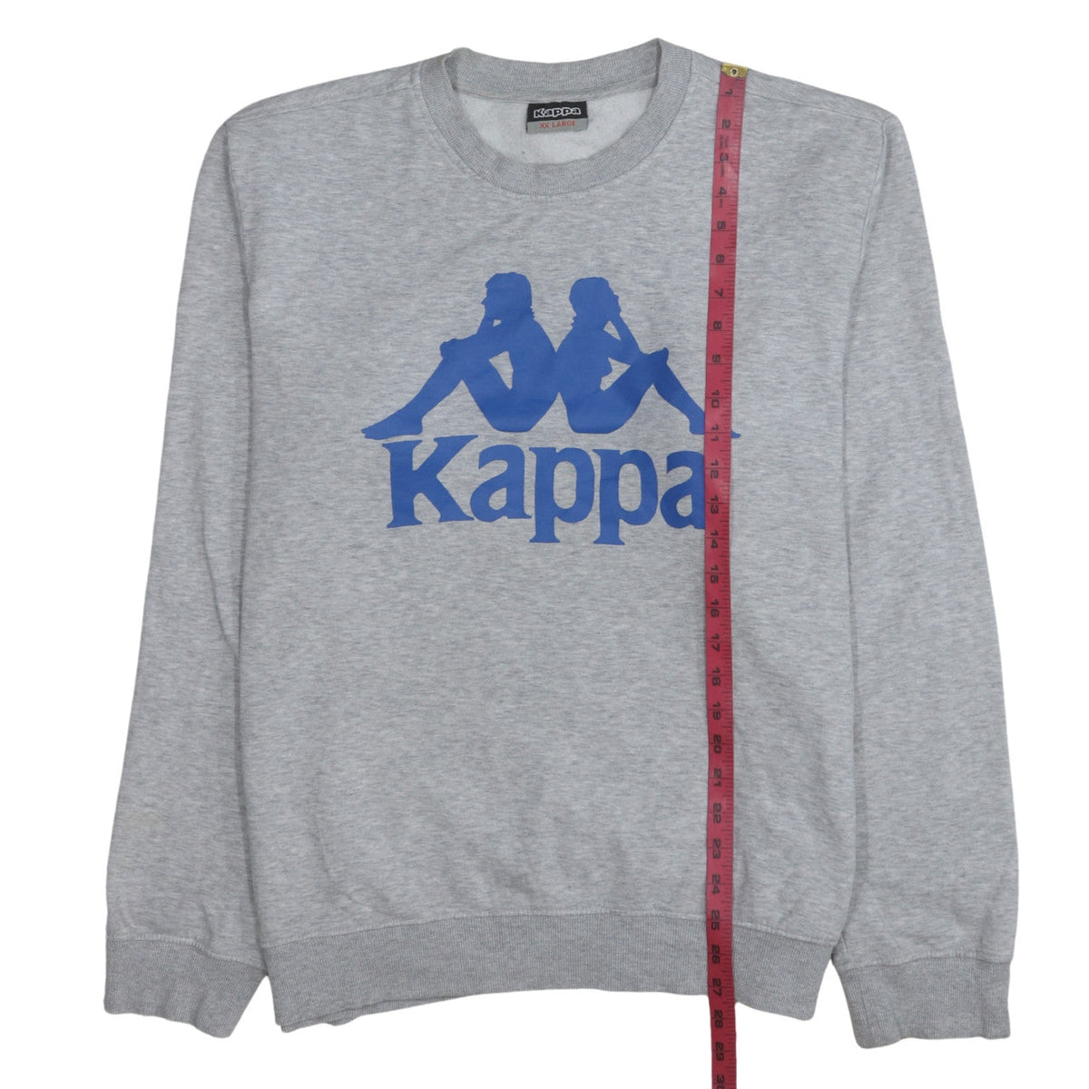 Mens UK Size 2XL Kappa Grey Pullover Sweatshirt