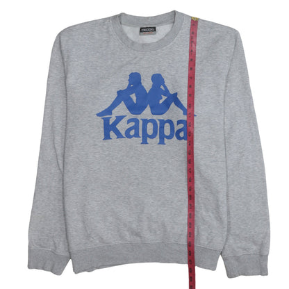 Mens UK Size 2XL Kappa Grey Pullover Sweatshirt