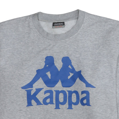 Mens UK Size 2XL Kappa Grey Pullover Sweatshirt