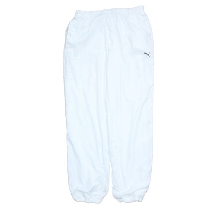 Puma Men's White Lightweight Track Pants Size S