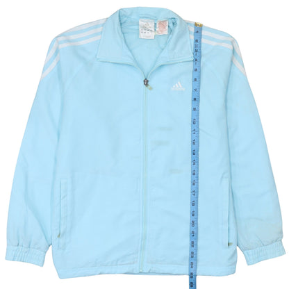 Adidas Boys Blue Track Jacket Size 10 Years Full Zip Sportswear