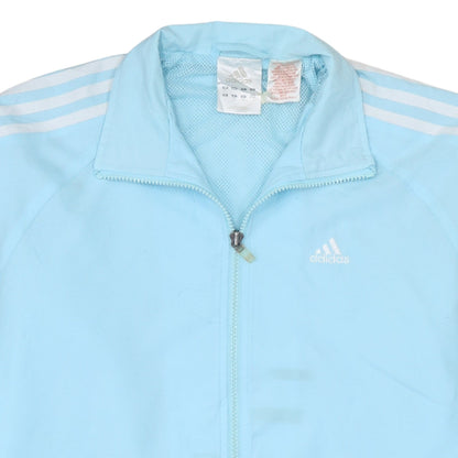 Adidas Boys Blue Track Jacket Size 10 Years Full Zip Sportswear