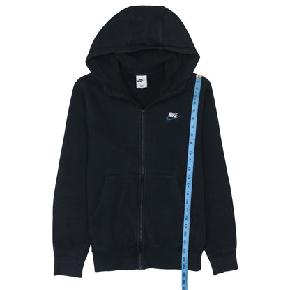 Mens UK Size XS Nike Black Full Zip Hoodie