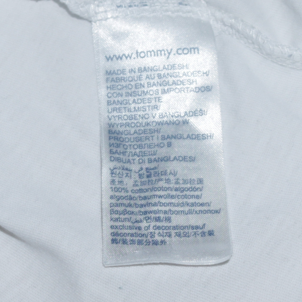 Mens UK Size XL Tommy Jeans White  T-Shirt