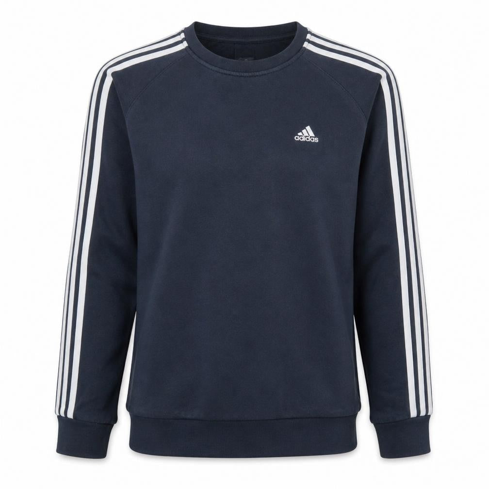 Mens UK Size M adidas Blue Pullover Sweatshirt