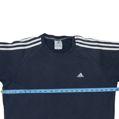 Mens UK Size M adidas Blue Pullover Sweatshirt