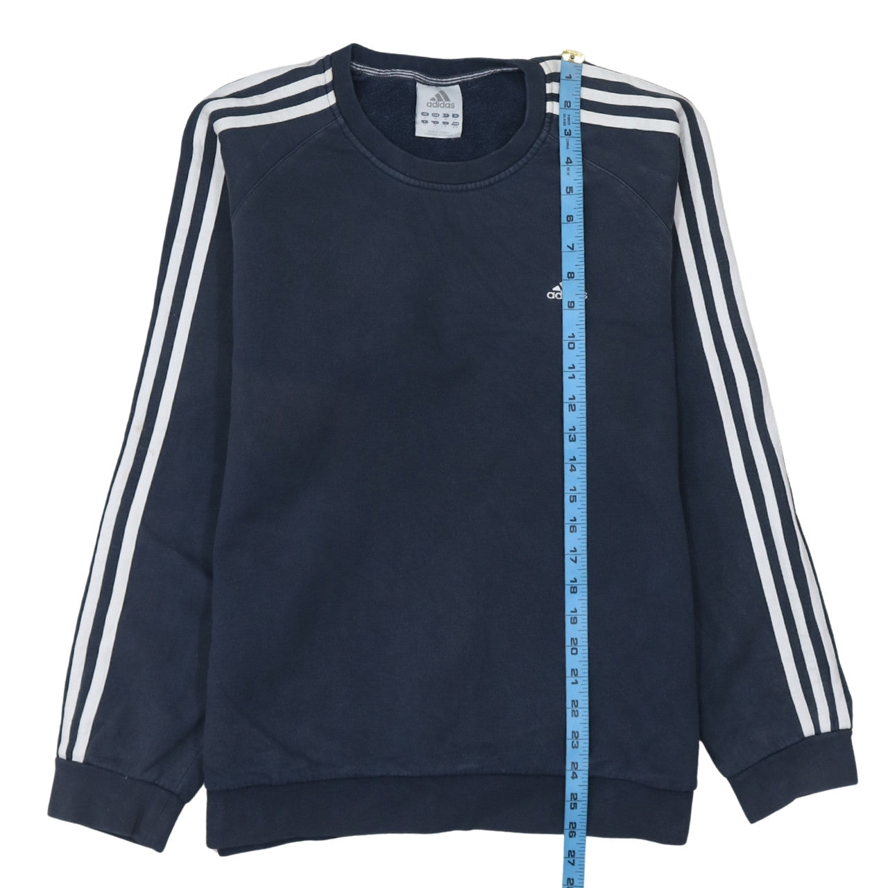 Mens UK Size M adidas Blue Pullover Sweatshirt