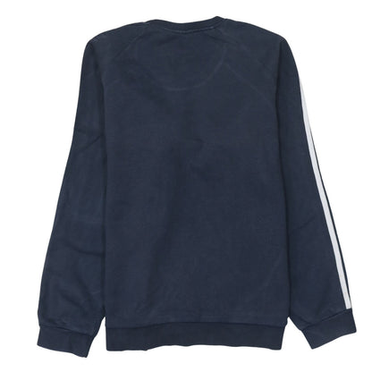 Mens UK Size M adidas Blue Pullover Sweatshirt