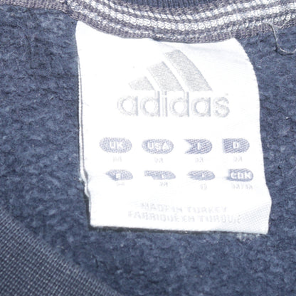 Mens UK Size M adidas Blue Pullover Sweatshirt