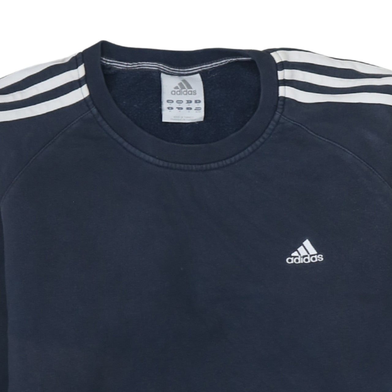 Mens UK Size M adidas Blue Pullover Sweatshirt