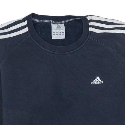 Mens UK Size M adidas Blue Pullover Sweatshirt