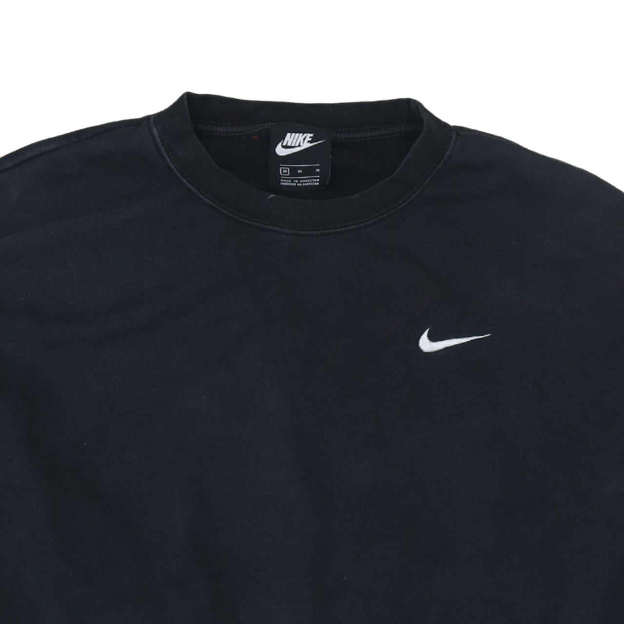 Womens UK Size M Nike Black Pullover Sweatshirt