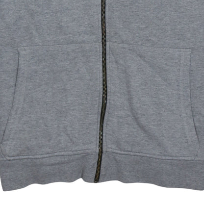 Mens UK Size L adidas Grey Full Zip Hoodie