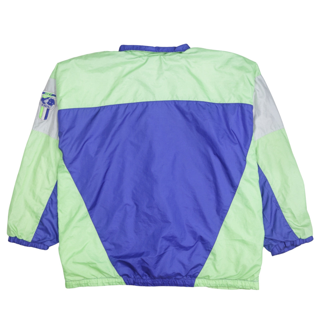 Mens UK Size 2XL Nike Blue Windbreaker Coat