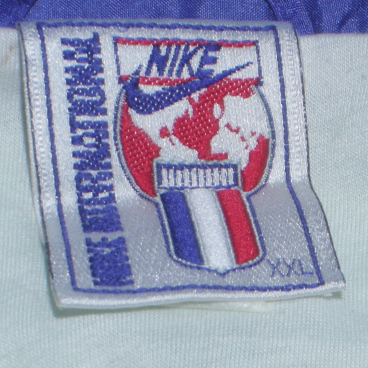 Mens UK Size 2XL Nike Blue Windbreaker Coat