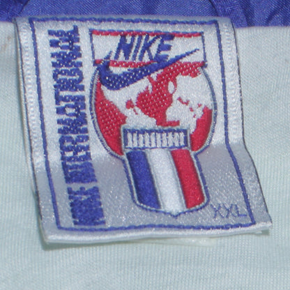 Mens UK Size 2XL Nike Blue Windbreaker Coat