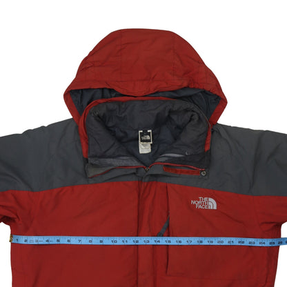 Mens UK Size L The North Face Red Parka Coat