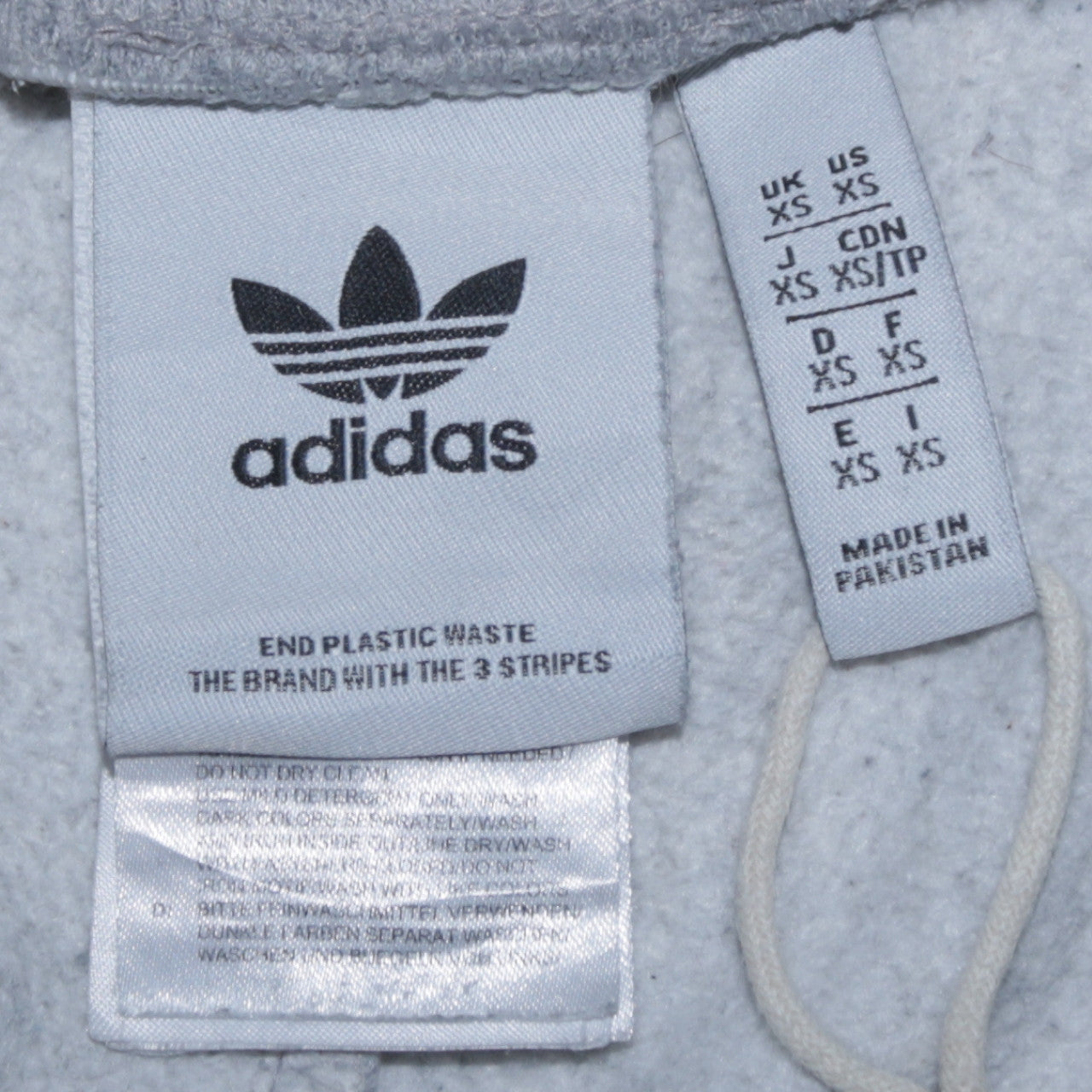 Womens UK Size XS adidas Regular Fit Jogger Grey Trousers