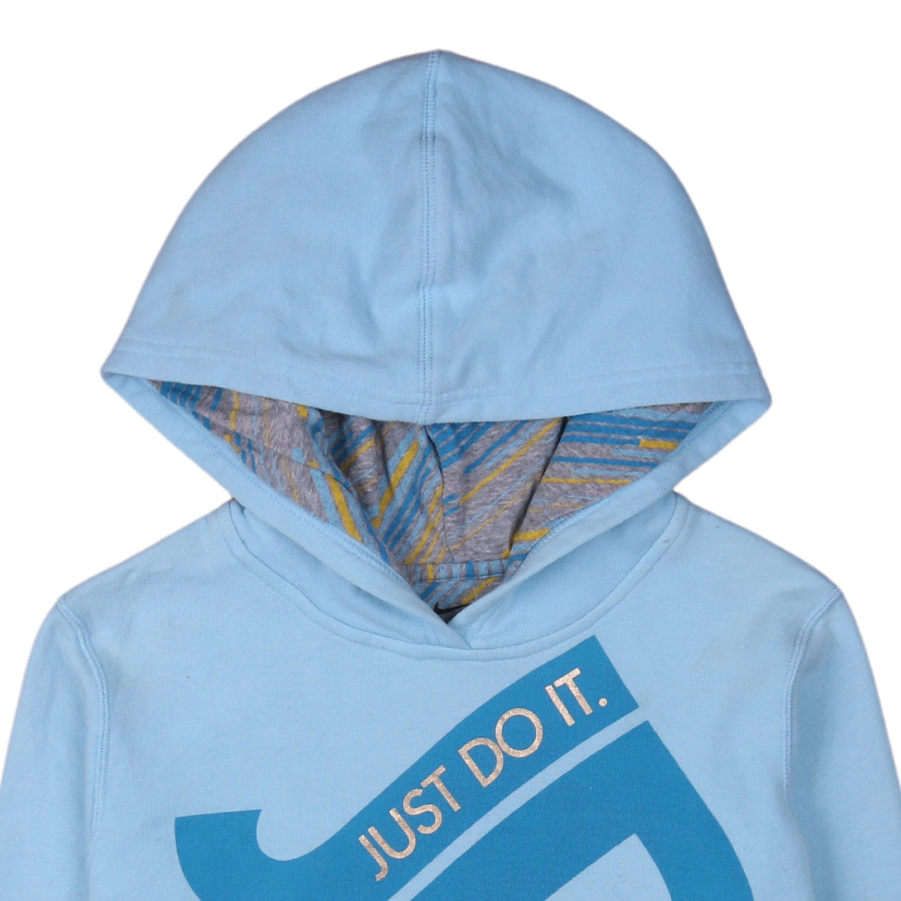 Girls UK Size XL Nike Blue Pullover Hoodie