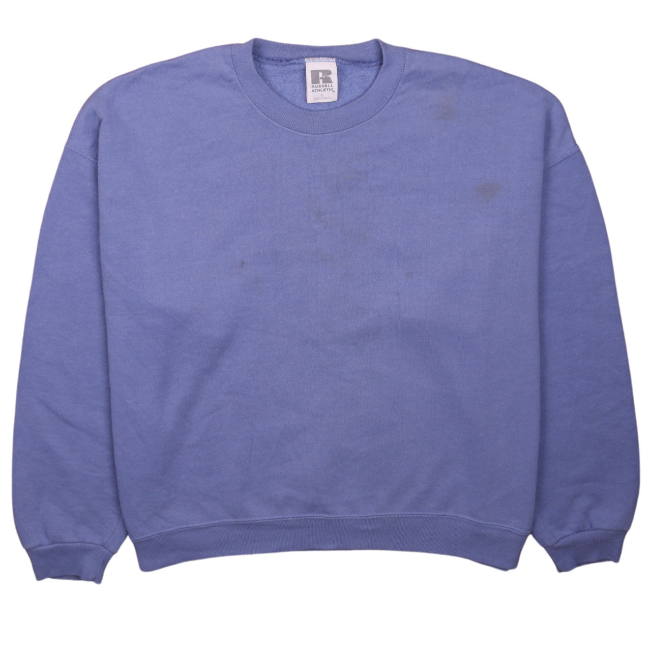 Womens UK Size L Russell Athletic Blue Pullover Sweatshirt
