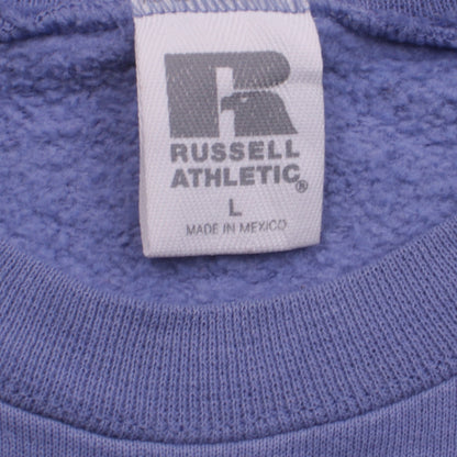 Womens UK Size L Russell Athletic Blue Pullover Sweatshirt