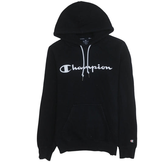 Womens UK Size XS Champion Black Pullover Hoodie