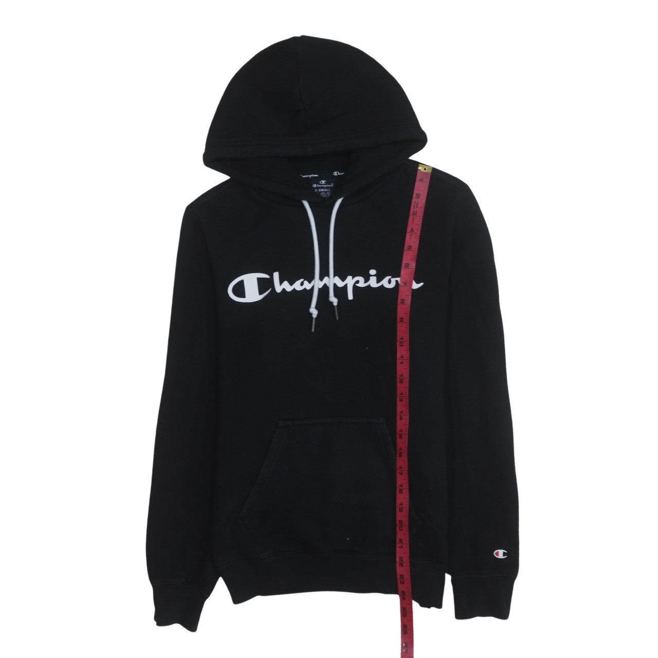 Womens UK Size XS Champion Black Pullover Hoodie