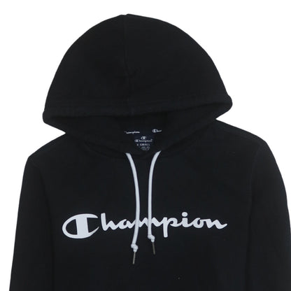 Womens UK Size XS Champion Black Pullover Hoodie