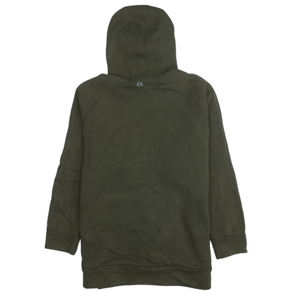 Mens UK Size XS Calvin Klein Green Pullover Hoodie