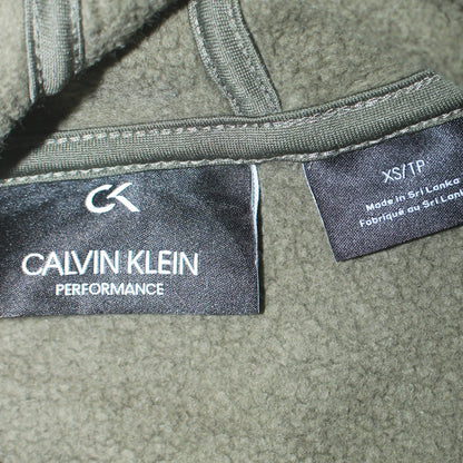 Mens UK Size XS Calvin Klein Green Pullover Hoodie