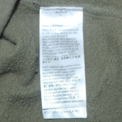 Mens UK Size XS Calvin Klein Green Pullover Hoodie