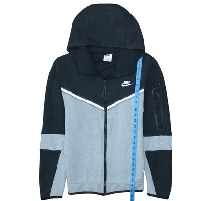 Mens UK Size S Nike Grey Full Zip Hoodie