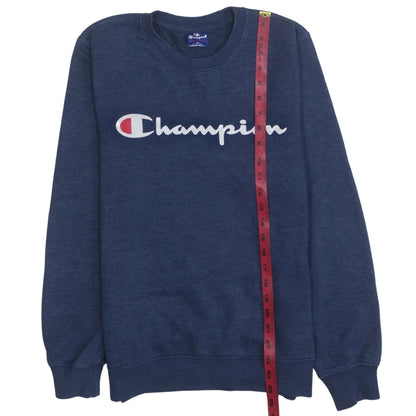 Mens UK Size S Champion Blue Pullover Sweatshirt