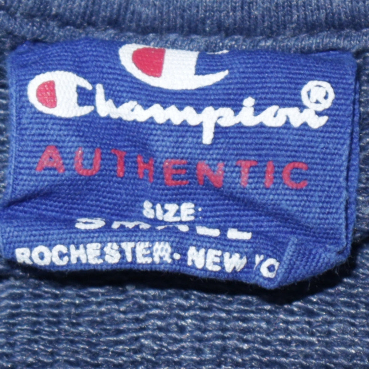 Mens UK Size S Champion Blue Pullover Sweatshirt