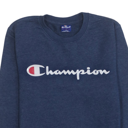 Mens UK Size S Champion Blue Pullover Sweatshirt