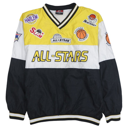 Mens UK Size 2XL City Athletic Multicoloured Varsity Jacket