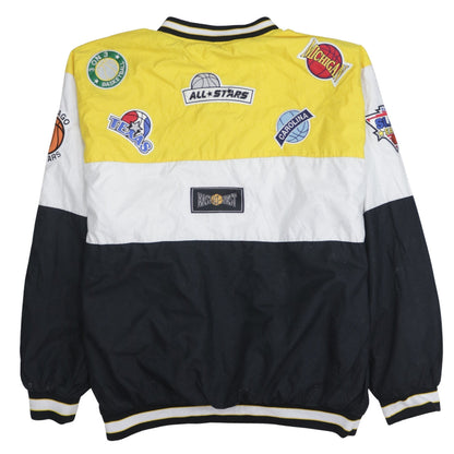 Mens UK Size 2XL City Athletic Multicoloured Varsity Jacket